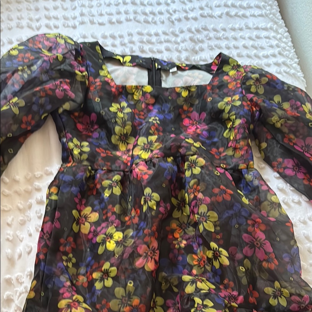 Floral Dress with Vibrant Colors